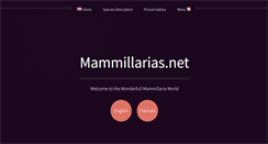 Desktop Screenshot of mammillarias.net