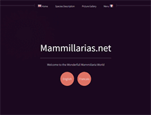 Tablet Screenshot of mammillarias.net